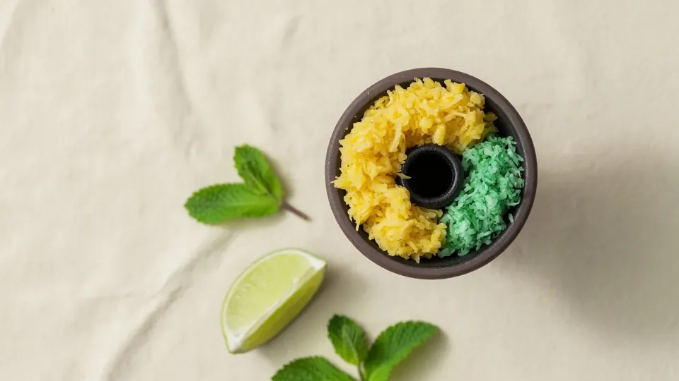 Ausgewogener Fruchttabak-Mix mit frischem Akzent