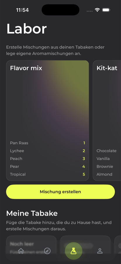 Echter Mixly-Screen mit Mischungskarte